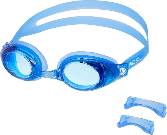 Γυαλιά κολύμβησης NILS Aqua μπλε με anti-fog και προστασία UV
