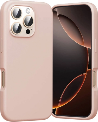 Σιλικονούχα θήκη Vention για iPhone 16 Pro Max με MagSafe, ροζ
