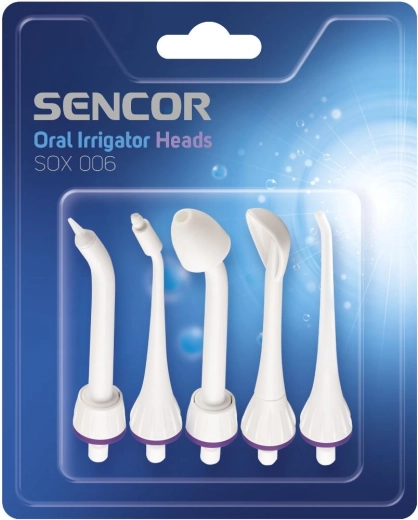 Sencor SOX 006 ανταλλακτικά ακροφύσια για στοματικό irrigator SOI 1x