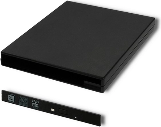 Εξωτερικό συρτάρι USB 2.0 για οπτική μονάδα CD/DVD SATA 9,5 mm