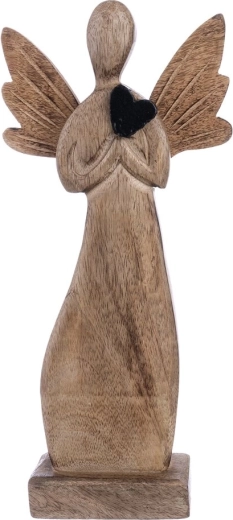Άγγελος mango με καρδιά (42 cm)