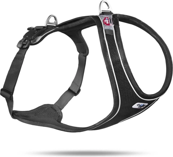 Επιστήθιο για σκύλους Curli Belka Comfort μαύρο μέγεθος L (25–35 kg)