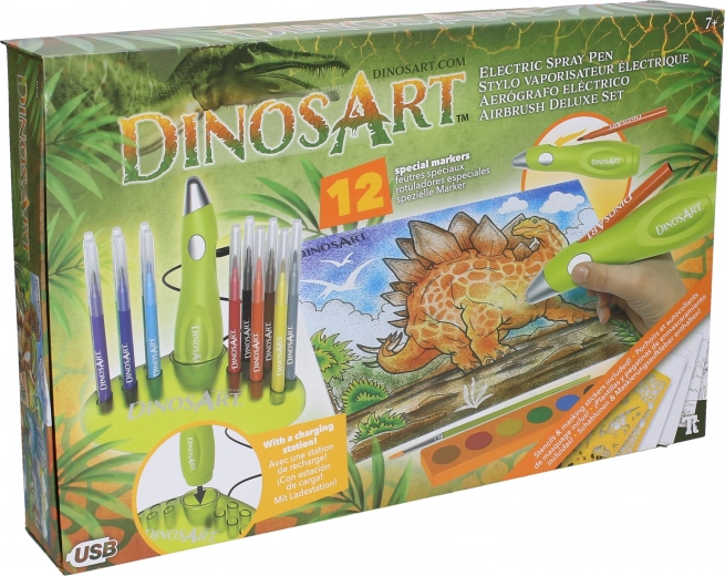 Σετ ζωγραφικής με αερογράφο DinosArt