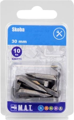 Συνδετήρας (U) 30 mm γυαλιστερός (10 τεμ.)