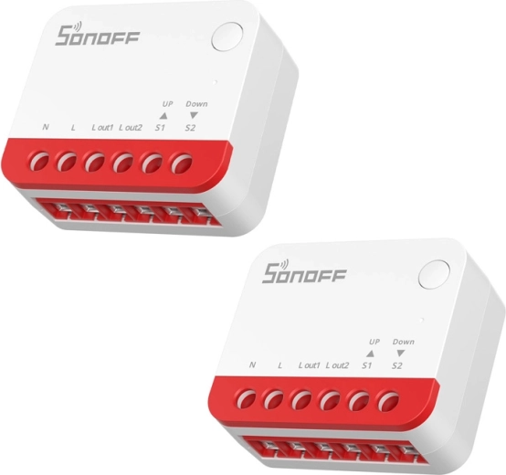 Έξυπνος διακόπτης ρολών Zigbee SONOFF MINI για 2 ρολά (2 τεμ.)