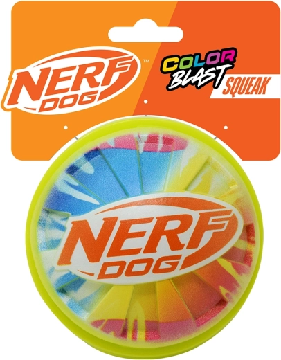 Nerf Dog μπαλάκι που σφυρίζει με πολύχρωμη λαβή 10 cm