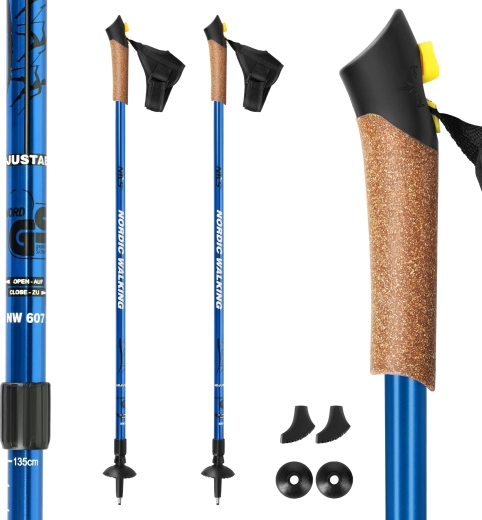 Μπατόν Nordic walking NILS Extreme NW607 μπλε