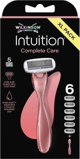 Wilkinson Intuition complete care xl pack γυναικείο ξυραφάκι + 6 ανταλλακτικές κεφαλές