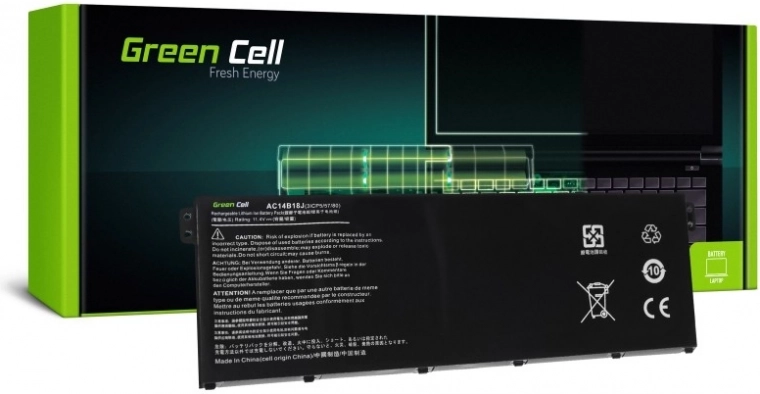 Μπαταρία για Acer Aspire E11 11,4 V 2100 mAh Green Cell