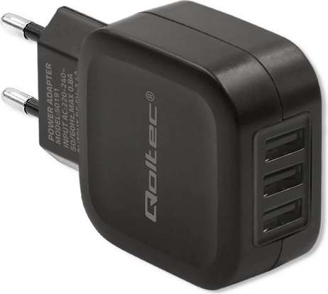 Φορτιστής Qoltec 3xUSB 17W