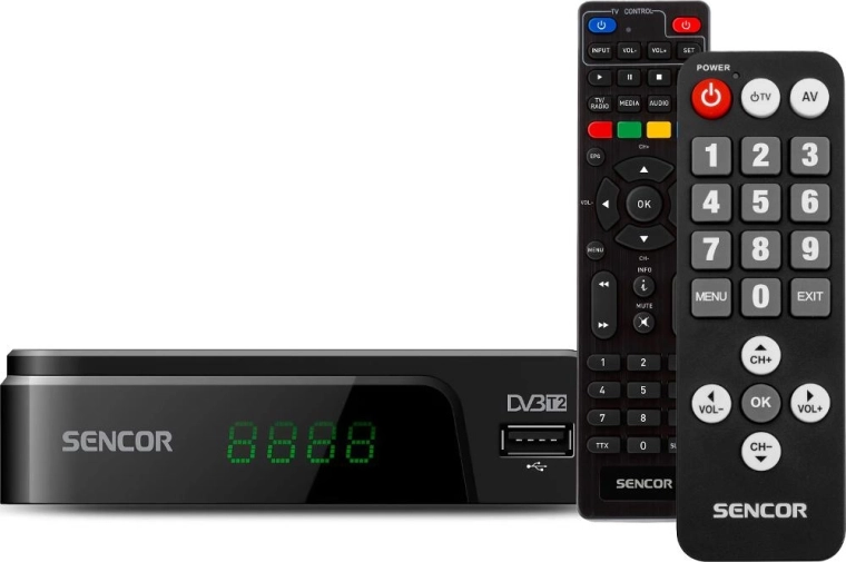 Sencor SDB 525T Senior αποκωδικοποιητής DVB-T2