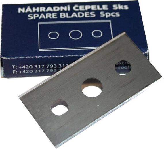 Ανταλλακτικές λεπίδες για πλάνη, 44 mm, Cr (5 τεμ.)