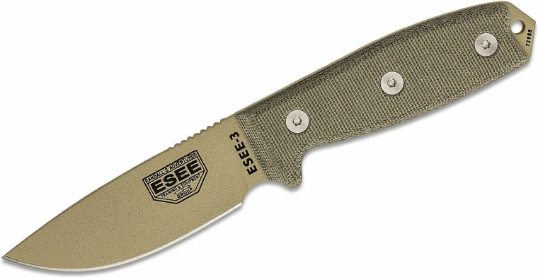 Καθολικό τακτικό μαχαίρι 9,8 cm, Desert Tan, Micarta, θήκη