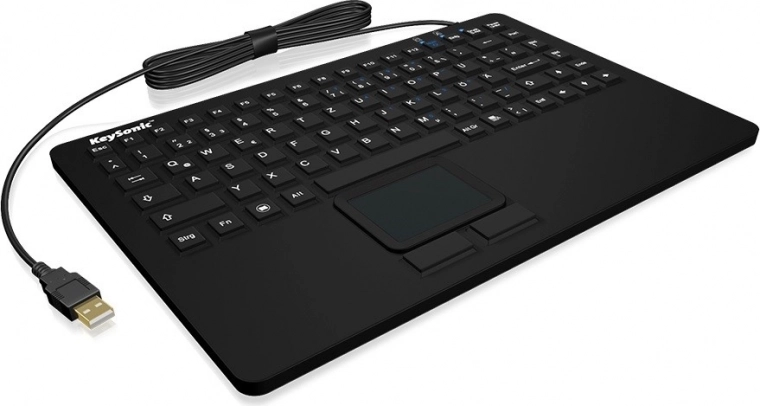 Σιλικονούχο πληκτρολόγιο με touchpad IP68, 87 πλήκτρα και 12 FN