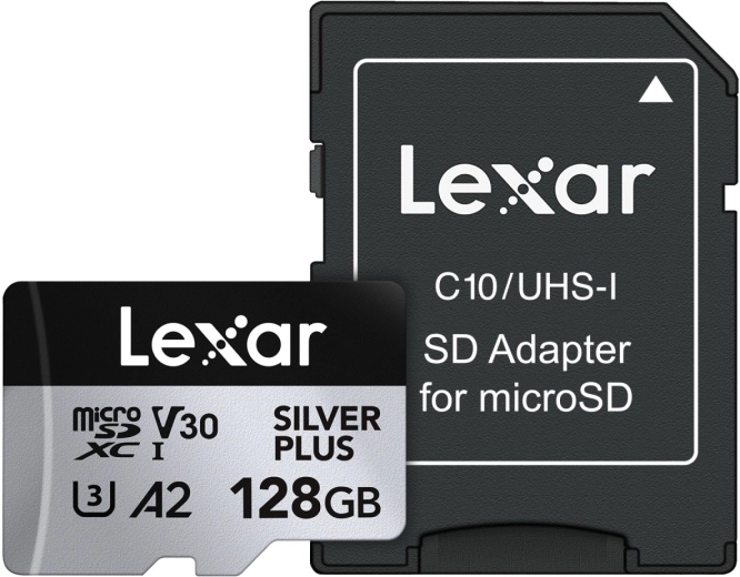 Κάρτα μνήμης microSD 128 GB Silver Plus