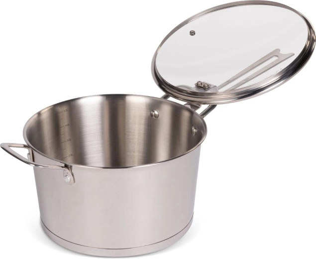 Ανοξείδωτη κατσαρόλα Lamart με καπάκι Conic 24 cm, 5,6 l