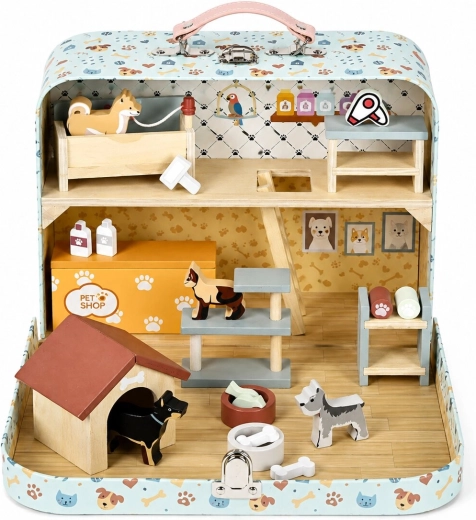 Διώροφο pet shop για δημιουργικά σενάρια