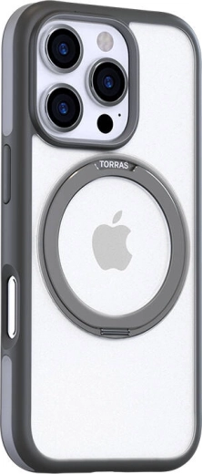 Θήκη Torras Ostand R Fusion για iPhone 16 Pro γκρι