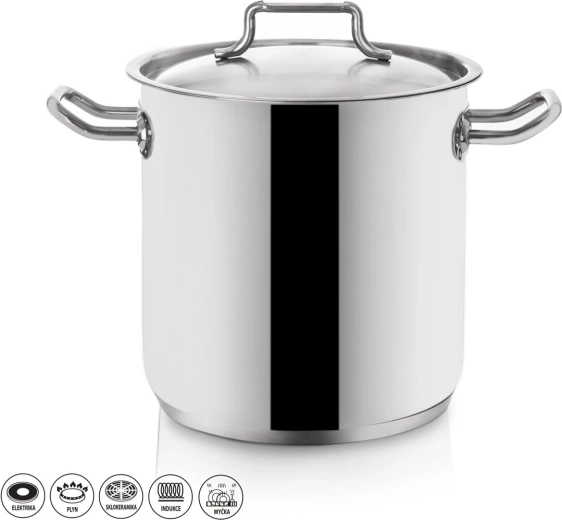 Ανοξείδωτη κατσαρόλα STOCK 4,5 l με καπάκι
