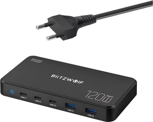 Σταθμός φόρτισης BlitzWolf 5σε1 120 W