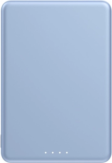 Super slim μαγνητικό powerbank 5000 mAh μπλε