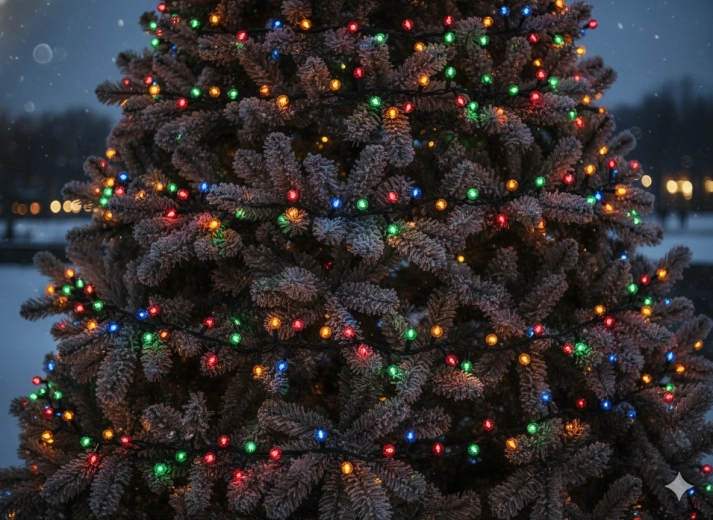 LED χριστουγεννιάτικη φωτεινή γιρλάντα Cherry ball 200 LED multicolor, 16 m + 3 m