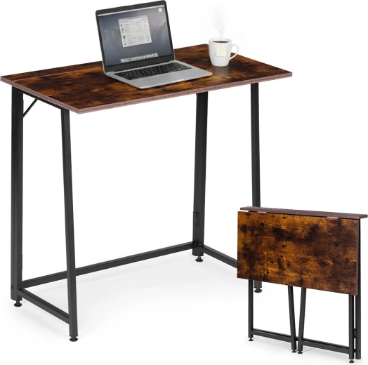 Αναδιπλούμενο γραφείο 80 × 45 cm σε loft στυλ MODERNHOME