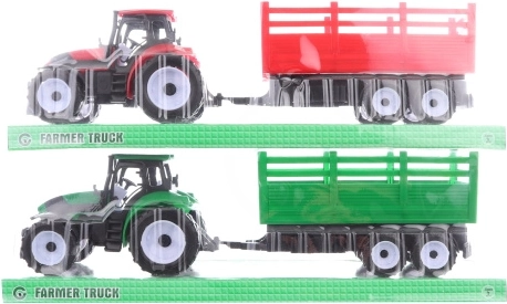 Πλαστικό τρακτέρ με ρυμουλκούμενο για παιδιά