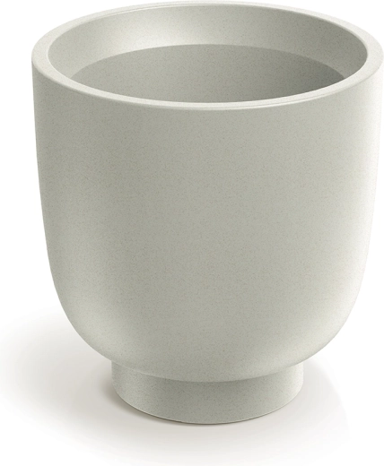 Γλάστρα Vemo Round Midl 40 cm σε αμμοχρώμα