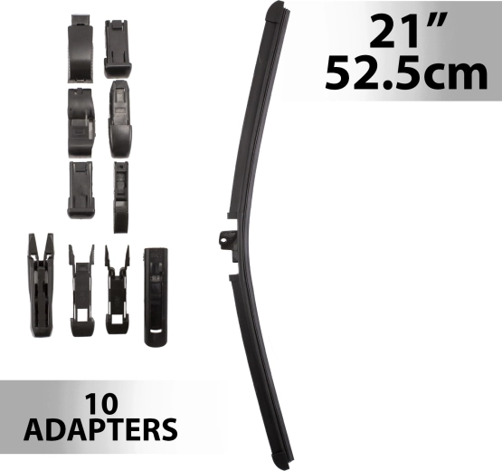 Υαλοκαθαριστήρας Carguard 21" / 52,5 cm με 10 αντάπτορες