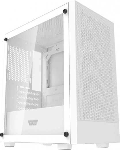 Θήκη υπολογιστή Darkflash M305 micro‑ATX χωρίς ανεμιστήρες – λευκή