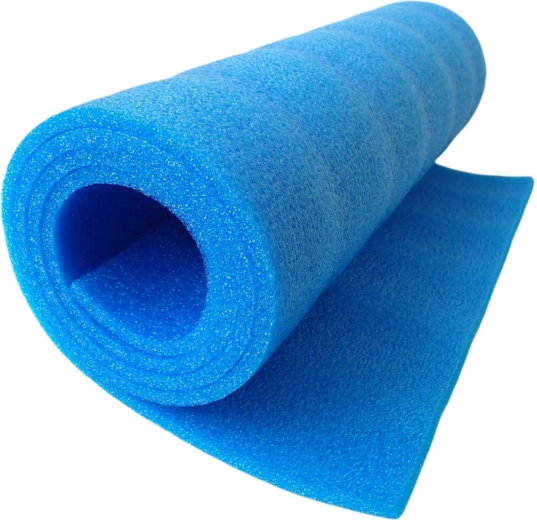 Acra στρώμα γυμναστικής για αερόμπικ 8 mm 90 × 50 cm μπλε - 1 τεμάχιο