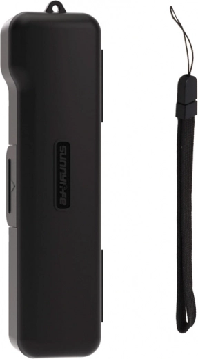 Προστατευτική θήκη με λουράκι για DJI Osmo Pocket 3 Sunnylife, μαύρη