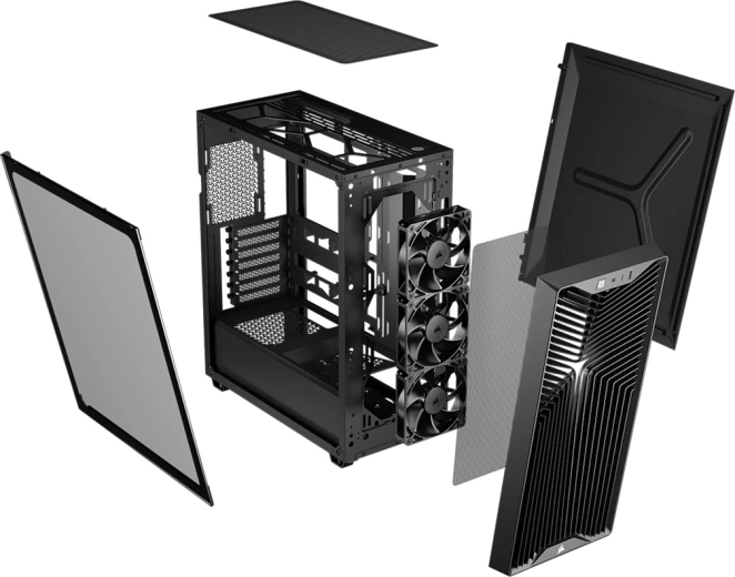 Προηγμένο airflow: έως 9× ανεμιστήρες 120mm