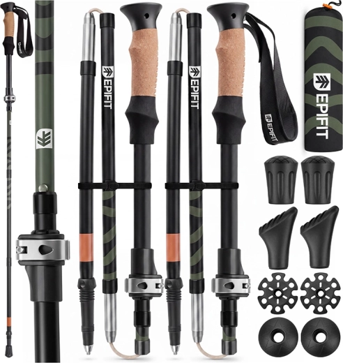 Μπατόν πεζοπορίας Skog Elite 110–135 cm - 1 τεμάχιο