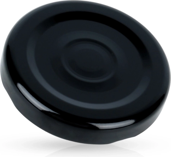 Μεταλλικό καπάκι για μπουκάλι 48 mm, μαύρο