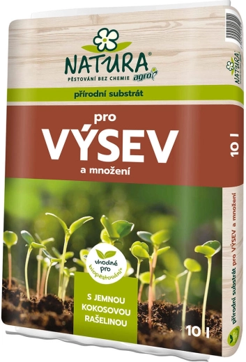 AGRO NATURA υπόστρωμα για σπορά και πολλαπλασιασμό 10 l