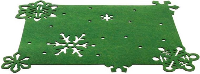 Τσόχινο σουπλά Toro 45 × 35 cm χριστουγεννιάτικο πράσινο