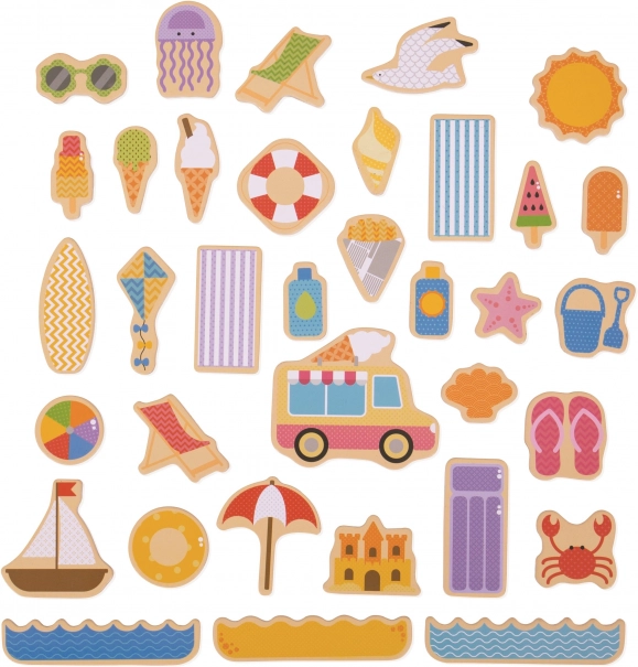 Bigjigs Toys μαγνήτες διακοπές στη θάλασσα