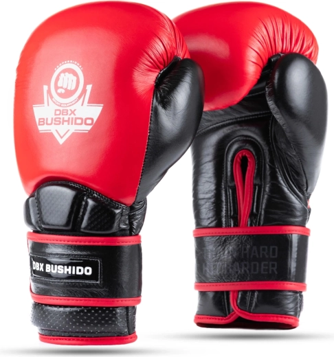 Γάντια μποξ DBX BUSHIDO Warrior – Κόκκινο