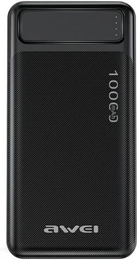Powerbank 10.000mAh P5K 2xUSB 2,1A μαύρο
