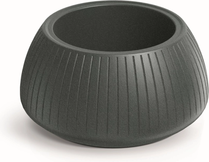 Γλάστρα Coro Bowl 48 cm γραφίτης