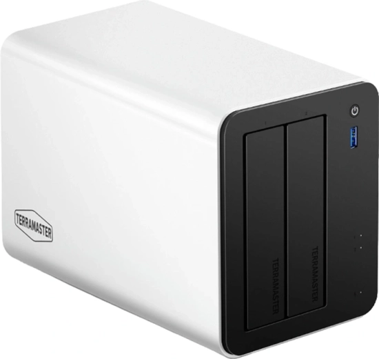 NAS server TerraMaster F2-425 Plus με 2 θέσεις για δίσκους