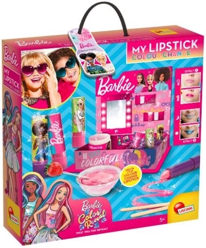 Barbie που αλλάζει χρώμα – σετ κατασκευής lip gloss