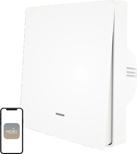Έξυπνος μονοκάναλος διακόπτης φωτισμού Moes ZigBee 3.0