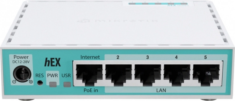 MikroTik hEX gigabit router χωρίς ασύρματη σύνδεση