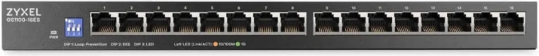16× gigabit θύρα για υψηλή ρυθμοαπόδοση