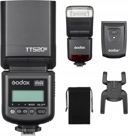 Φλας Godox TT520III με ραδιοσκανδάλη