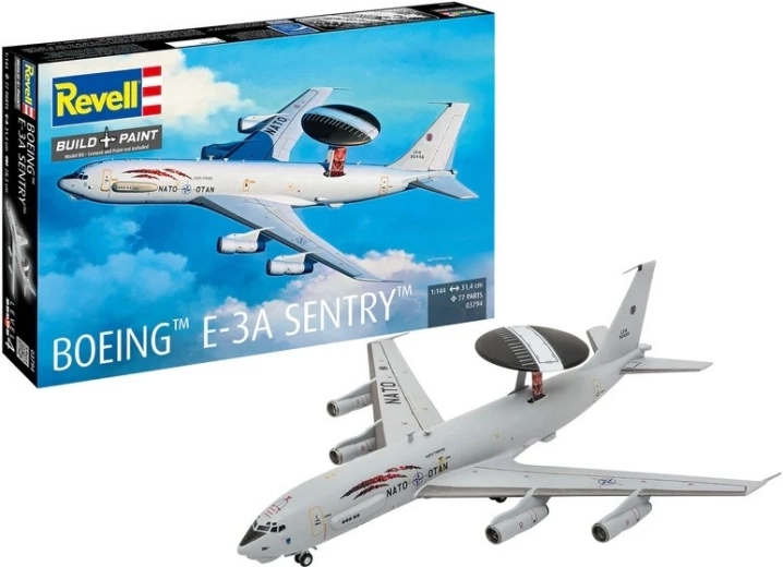Πλαστικό μοντέλο αεροσκάφους Boeing E-3A Sentry 1:144