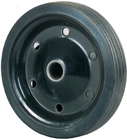 Συμπαγής τροχός για καρότσι μεταφοράς 250 × 30 mm με μεταλλικό δίσκο
